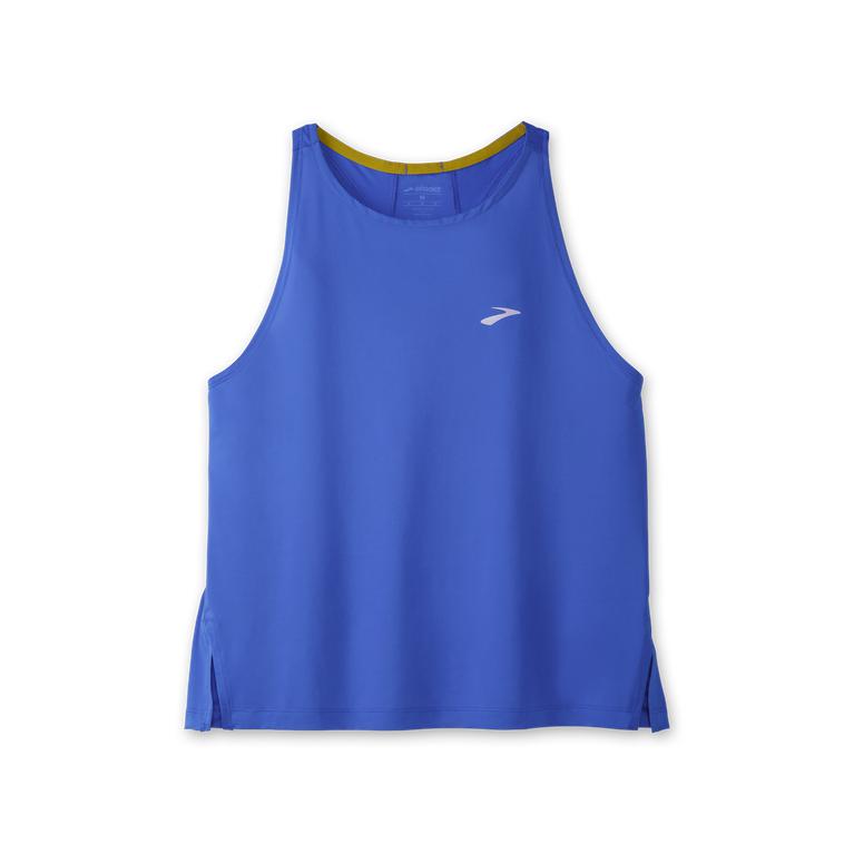 Brooks Womens Sprint Free Breathable Running Tank Top - Bluetiful (045362-TOD)